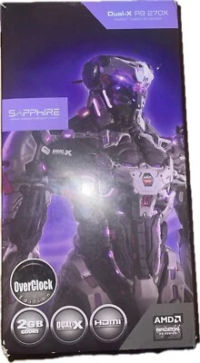 SAPPHIRE DUAL-X R9 270X 2GB GRAPHICS CARD - Image 1 of 4