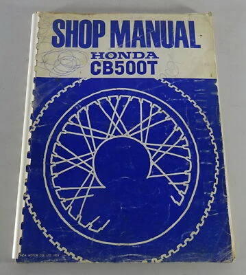 Taller Manual/Manual de Servicio Honda CB 500 T Twin / CB500T Twin Stand 1974 - Imagen 1 de 4