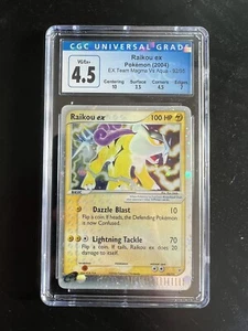 CGC 4.5 Raikou ex 92/95 EX Team Magma Vs Aqua (2004) - Low Pop - Graded Pokemon - Bild 1 von 1