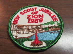 Boy Scout Jubilee of Zion 1969 Patch J21 - Picture 1 of 1