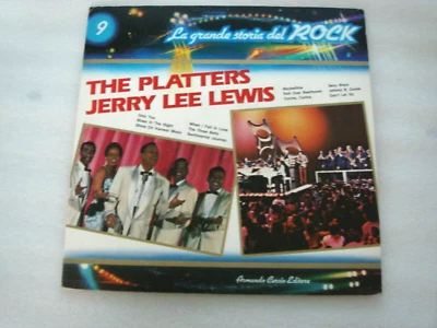 E6-THE PLATTERS/Jerry Lee Lewis–The Platters/ Jerry Lee Lewis-ITALY LP-1981-NM- - Image 1 of 4