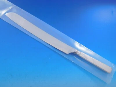 Antiguo cuchillo de pastel de boda de plata esterlina de encaje por toalla hecho a medida HHWS 12 3/8" Foto 1 de 4