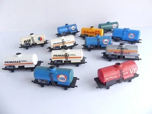 (4) JOUEF 12 CAISSES ET CHASSIS WAGONS CITERNE SANS ESSIEU / SANS ATTELAGE - Picture 1 of 10