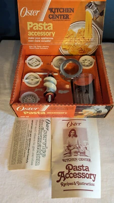 Vintage 1983 OSTER Kitchen Center Pasta Maker Accessory Complete 939 65 - Image 1 of 4