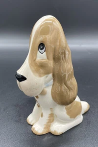Vintage Szeiler Hound Dog Sad Sam beagle basset figurine England 5” - Picture 1 of 8