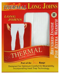 2 Pairs Men’s Thermal Long Johns/ Pants SIZE,s S M L XL 2XL (warm winter) - Picture 1 of 4