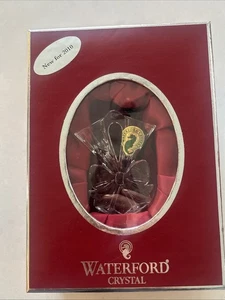 Waterford Kristall 2010 Lismore Toasten Flöte mit Schleife Weihnachten klar Ornament 3/3 - Bild 1 von 9