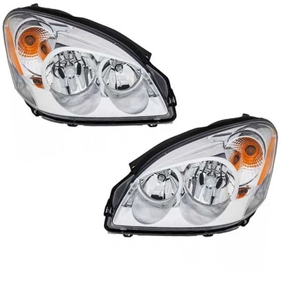 CAPA For 06-11 Lucerne Halogen Headlight Headlamp Head Light with Bulb PAIR SET - Изображение 1 из 4
