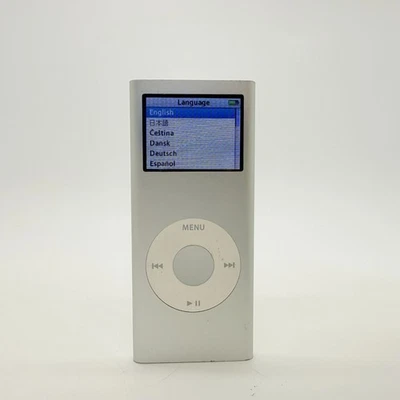 Apple iPod Nano 2nd Generation Silver 4GB MP3 A1199 MA426LL/A - Tested - Image 1 of 4