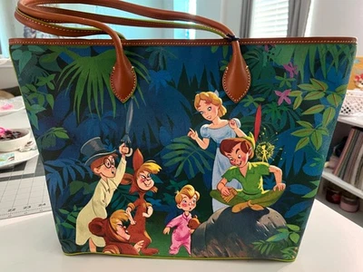 Disney Dooney & Bourke Peter Pan Large Tote Leather Bag Purse NWT WDW - Image 1 of 4