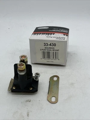 Solenoide Oregon 33-430, 3 postes MTD 23-0771, 23-1426 Murray 24285, Sears 103081 Foto 1 de 4