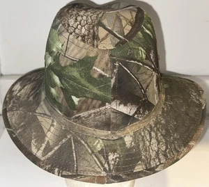 Vintage  Realtree Camo Fedora Hunting Hat Made in USA Size XL - Picture 1 of 8