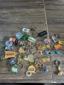 Huge Lot 70 Keychains Miscellaneous Unique Collectable Some Vintage Rare 90’s - Picture 1 of 5