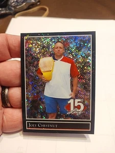 2025 Leaf NSCC Joey Chestnut 1992 SP Black Sparkle 15th Anniversary #d 2/2 ! - Picture 1 of 3