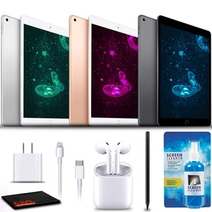 Apple 10.2" iPad (8th Gen, Wi-Fi Only) Bundle + AirPods 2 + Stylus - Picture 1 of 13