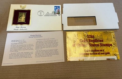 复古 Looney Tunes 黄金美国邮票复制品 Bugs Bunny 1997 — 第 1/4 张图片