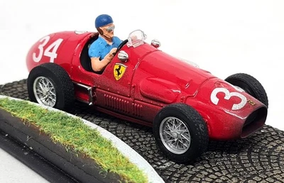 Brumm 1/43 Ferrari 500 F2 Monza GP 1952 34 Ascari Autostory Diecast Model F1 Car - Image 1 of 4