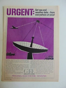 1964 GT&E SYLVANIA ELECTRONIC SYSTEMS print ad - Picture 1 of 1