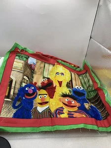Lot Of Sesame Street Fabric Quilting Materials Big Bird Elmo Cookie Monster AE - Picture 1 of 14