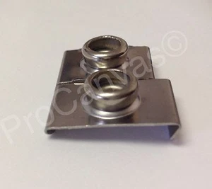 DOT DURABLE WINDSHIELD Clips Fasteners S/S for 7/8" Boat Cover Tent 10 pcs - Bild 1 von 5