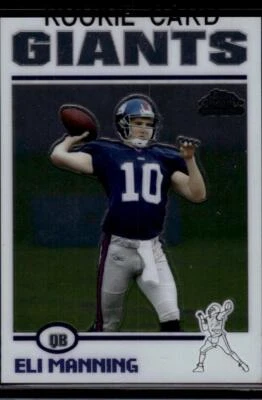 2004 Topps Chrome #205 Eli Manning RC Rookie New York Giants Football Card NM-MT - Image 1 of 2