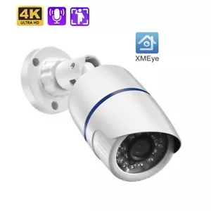 Telecamera IP 4K 8MP Telecamera di sicurezza bullet da 3,6 mm per esterni bianca DC12V - Foto 1 di 12