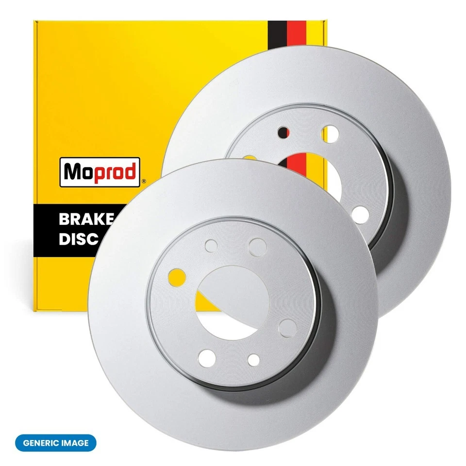 2x Brake Discs Pair Solid Rear 303mm 0986479C28 Set K01126251B K01126251C - Image 1 of 1