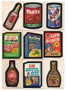 1973 Wacky Packages Series 2 Complete Set of 33 & full puzzle / checklist set 9 - Imagen 1 de 10