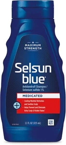 Selsun Blue Max (Maximum) Strength Anti Dandruff Dermatitis Shampoo 325ml - Picture 1 of 2