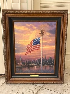 Thomas Kinkade "Light of Freedom" 101/120 SP Studio Proof Canvas 18"x24" COA - Picture 1 of 15