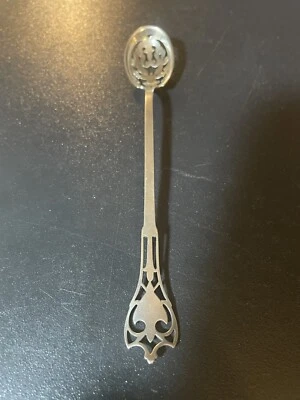 “Putnam” Olive Spoon by Watson Sterling, Reticulated, Long, 6 1/8” Free Shipping - Image 1 of 4