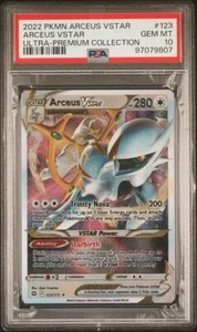 Tarjeta metálica Pokémon Arceus vstar 2022 colección ultra premium 123/172 PSA 10 - Imagen 1 de 2