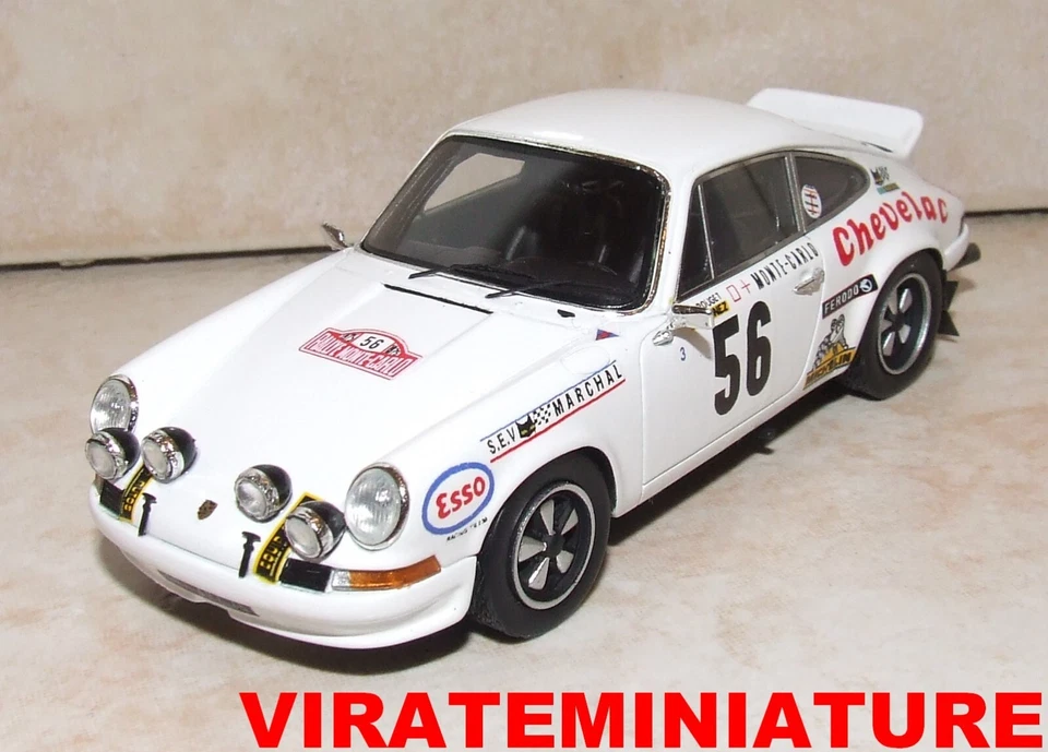 PORSCHE 911 CARRERA RS 7°RALLYE MONTE CARLO 1975 JEAN-PIERRE ROUGET SPARK S6630 - Photo 1/1