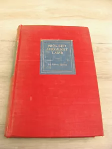 Proceed Sergeant Lamb Robert Graves 1941 HC Revolutionary War Historical Fiction - Picture 1 of 12