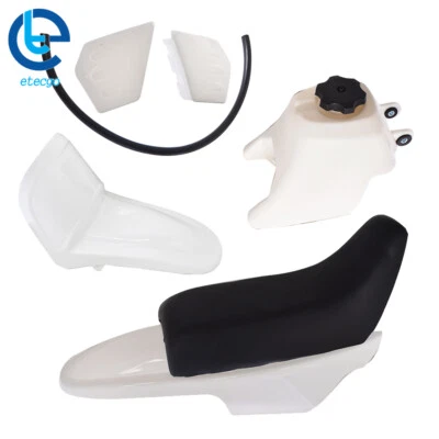 Kit de tanque de gasolina asiento guardabarros plástico blanco para Yamaha PW50 PY50 PW 50 50cc Foto 1 de 4