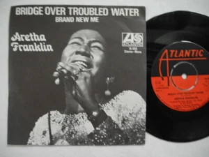ARETHA FRANKLIN Bridge Over Troubled Water 45 7" single 1971 Sweden VG+ - Picture 1 of 2