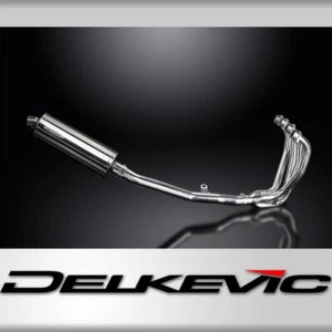 Kawasaki ZRX1100 ZRX1200 97-07 4-1 AUSPUFF 350 mm EDELSTAHL OVAL BSAU SCHALLDÄMPFER - Bild 1 von 4