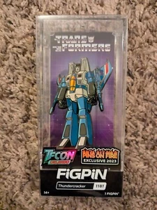 Figpin Thundercracker Emaille Pin #1181 TFCon Orlando Pins on Fire Transformers - Bild 1 von 6