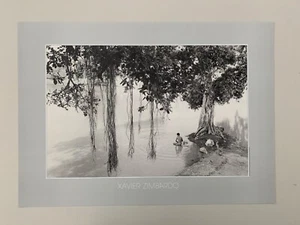 XAVIER ZIMBARDO ,'FISHERMAN' AUTHENTIC 1980’s ART PRINT - Picture 1 of 5
