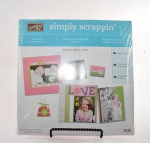 SIMPLY SCRAPPIN " CREW KIDS GIRL " KIT DESIGNED FOR SCRAPBOOKING 12 X 12 - Picture 1 of 5