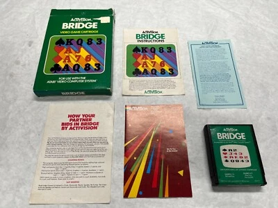 NICE Atari VCS 2600 Game Complete in Box 1980 Activision BRIDGE Cards + Clean - Image 1 of 4