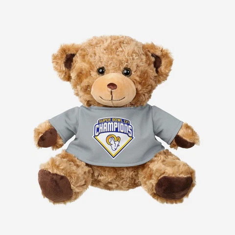LOS ANGELES RAMS SUPERBOWL LVI CHAMPIONS 7 INCH TEDDY BEAR Cover