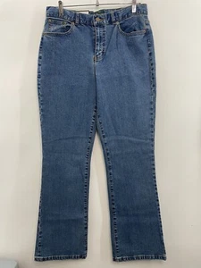 Lauren Ralph Lauren Jeans Co Classic Bootcut Pocket Flap Western Blue Womens 10 - Picture 1 of 14