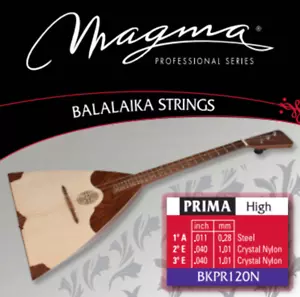 Cuerdas Magma BALALAIKA Prima High Acero - Cristal Nylon (BKPR120N) - Imagen 1 de 2