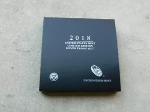 2018 STATI UNITI MINT EDIZIONE LIMITATA SILVER PROOF SET OGP/COA - Foto 1 di 9