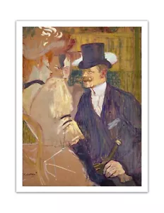 Póster impreso de pintura vintage de 17x22" de William Tom Warrener THE ENGLISHMAN 1892 - Imagen 1 de 2