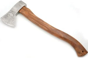 Medieval Warrior Battle Ready High Carbon Steel 18" Tomahawk Viking Axe Skull 1 - Picture 1 of 5