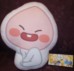 Kakao Little Friends Plush Apeach Mini Cushion Pillow Bedroom Accent 12" Toy E - Picture 1 of 3