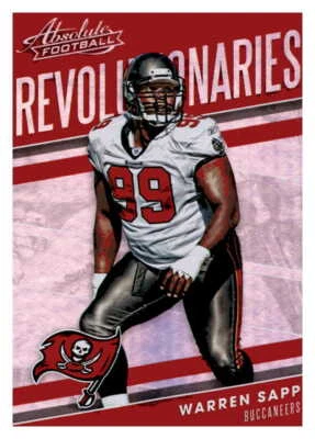 2018 Panini Absolute Revolutionaries Warren Sapp  RE-WS - Image 1 of 2