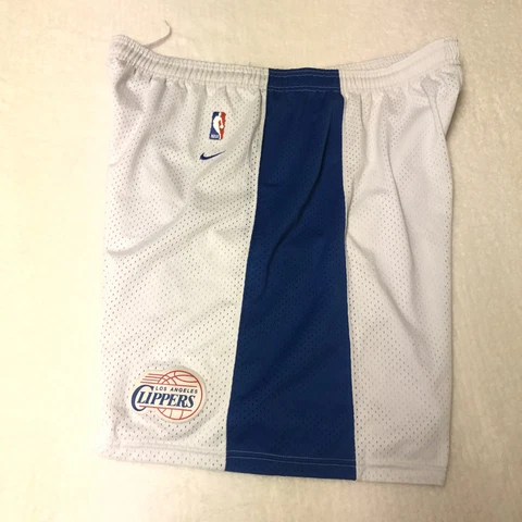 Vintage Nike Y2K Los Angeles Clippers NBA Team Home Shorts Adult Mens Sz XXL 2XL Cover